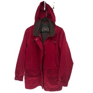 Vintage Pacific Trail Parka Fleece Lined Jacket Outdoors Hiking Red Men M